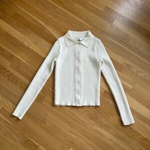 MIJEONG PARK Ribbed Short Cardigan